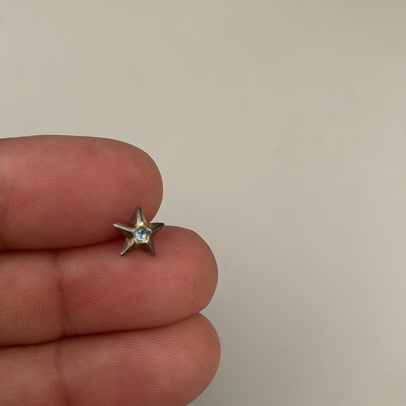 Aquamarine earrings⭐️ - Picture 5 of 6